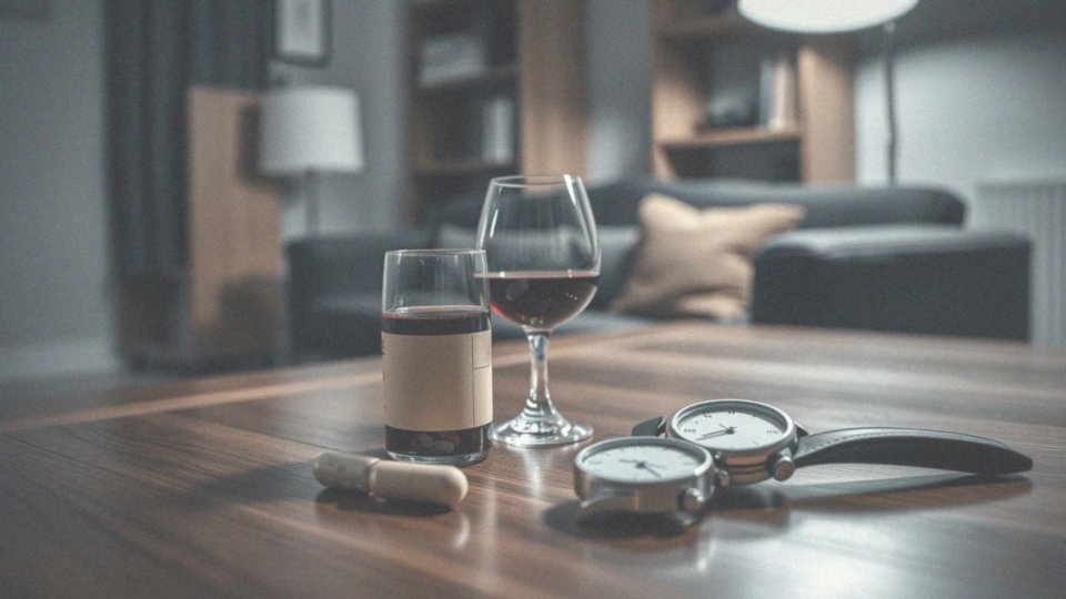 Jakie działania niepożądane mogą być nasilane przez alkohol przy stosowaniu Sobycor?