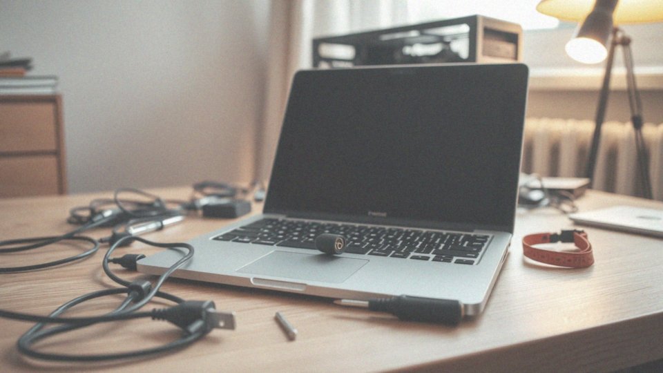 Co zrobić, gdy laptop nie włącza się mimo świecącej diody?