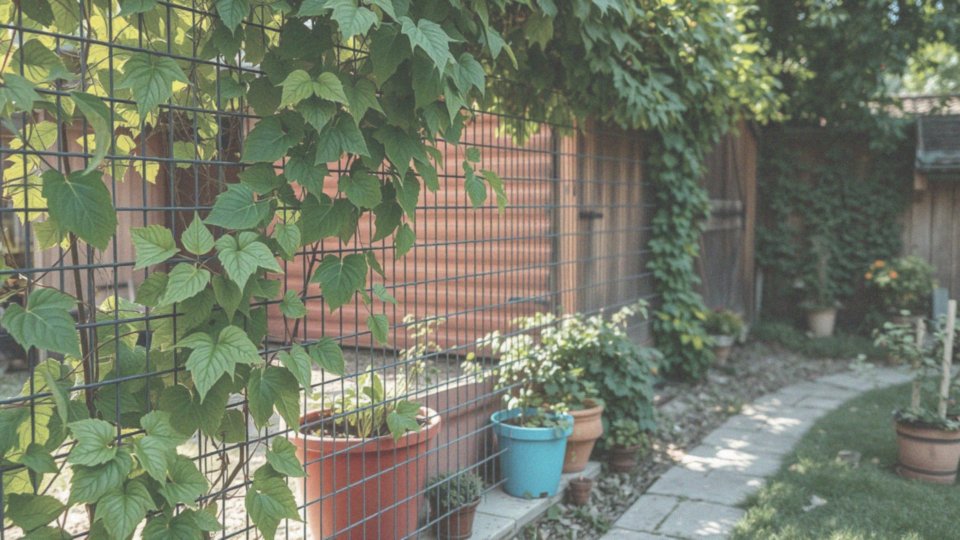 Jakie są sposoby na dekorację ogrodzenia z siatki?