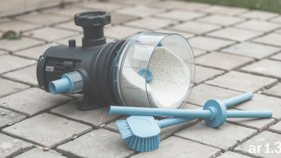 Jak zainstalować rurkę i piasek w pompie piaskowej?