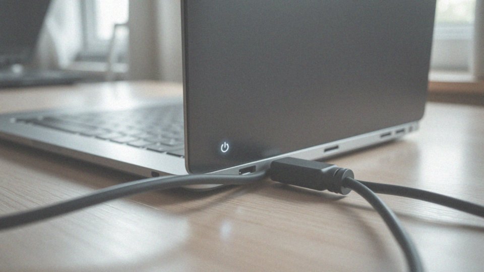Co oznacza świecenie diody w laptopie?