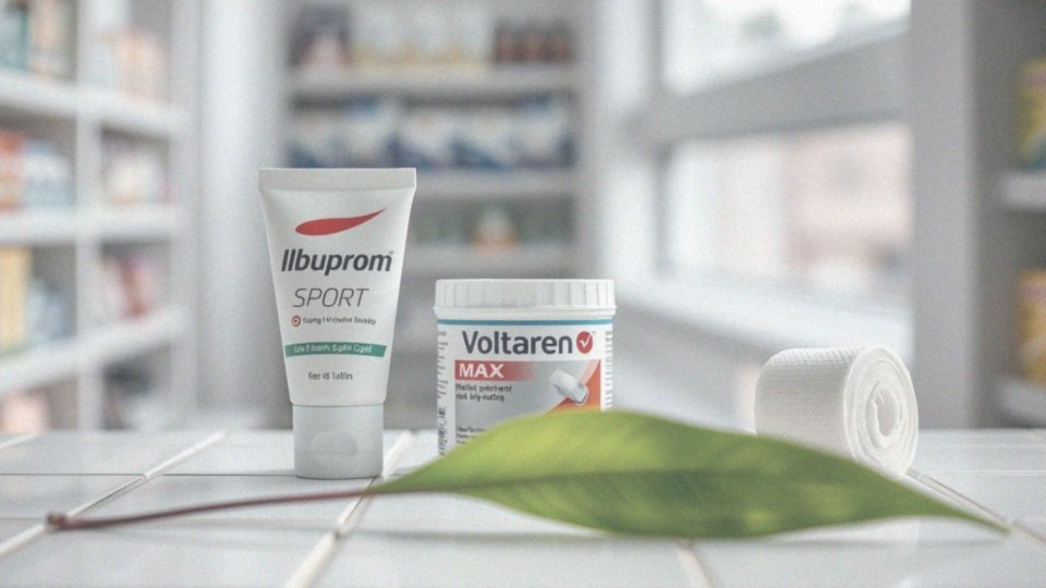 Jakie są działania niepożądane Ibuprom Sport żel i Voltaren Max?