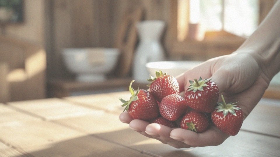 Ile waży garść truskawek?