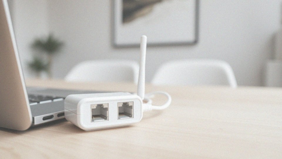 Jak podłączyć komputer do repeatera przez kabel RJ45?