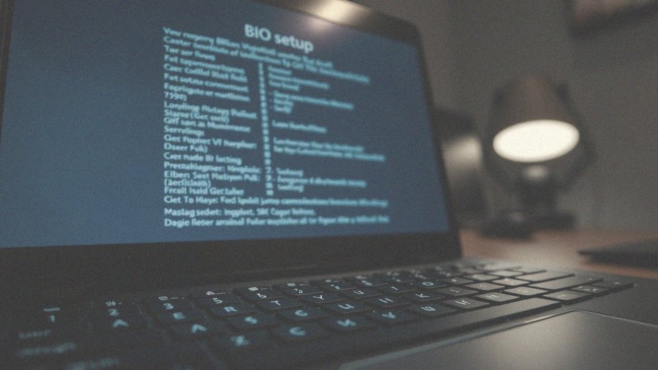 Jak wykorzystać BIOS do włączenia laptopa z klawiatury?