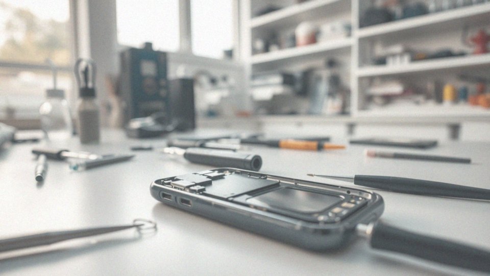 Jakie są zalecenia dotyczące oddania zalanego telefonu do serwisu?