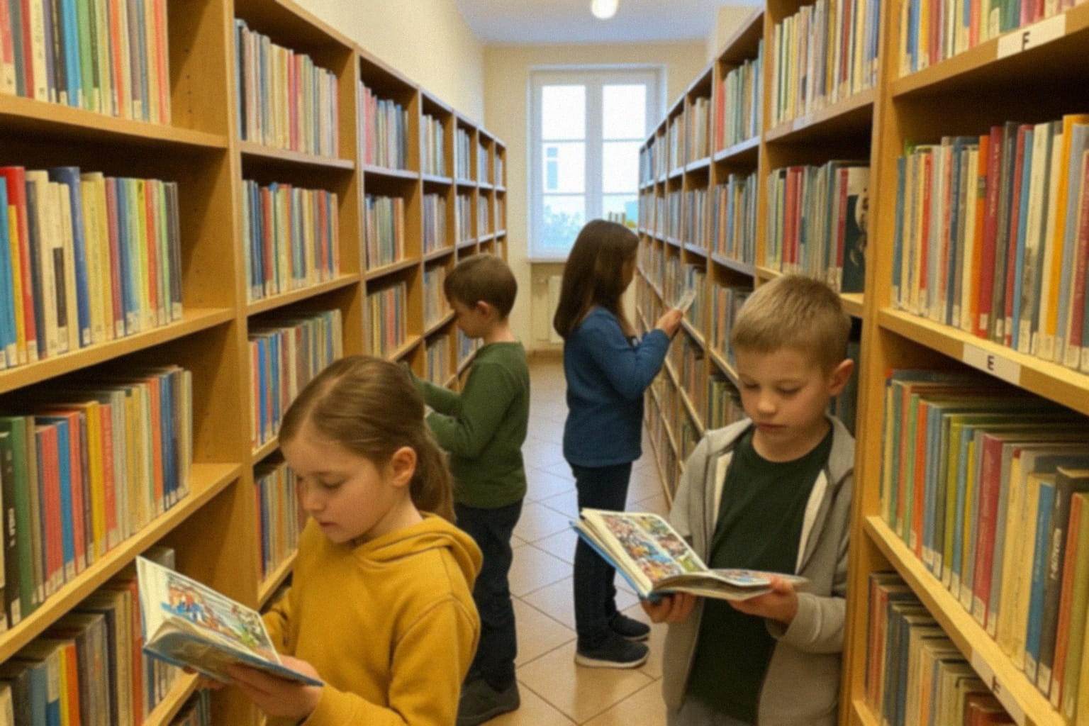 Wakacyjne zajęcia w Bibliotece Świętochłowice